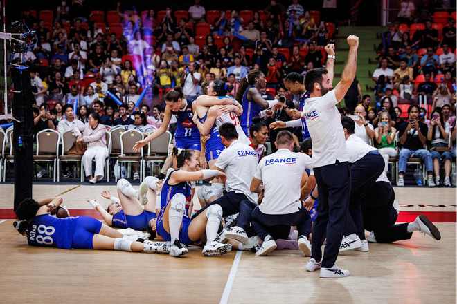 2025女排世錦賽對德國_2025女排世錦賽法國女排3-1中國女排 冷門 淘汰賽對陣