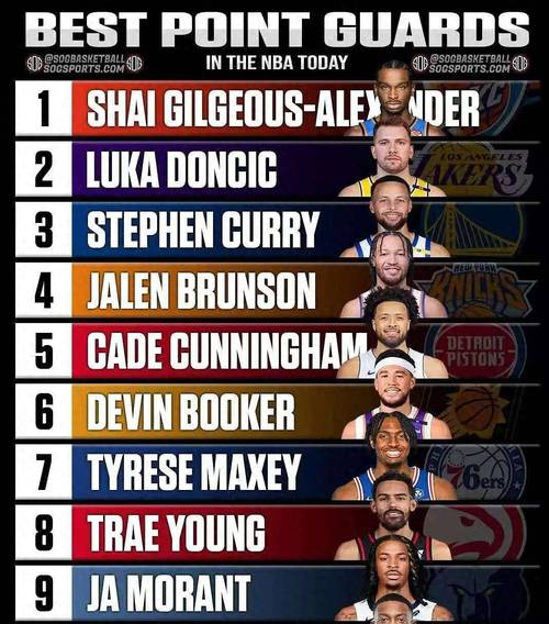 2025-2026赛季NBA控卫分档解析：亚历山大、东契奇领衔，库里独占一档